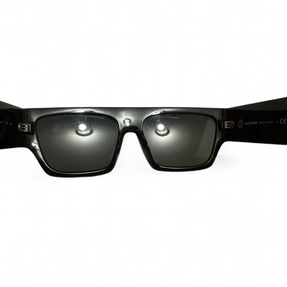 Burberry Dark Gray Rectangular Sunglasses - image 3